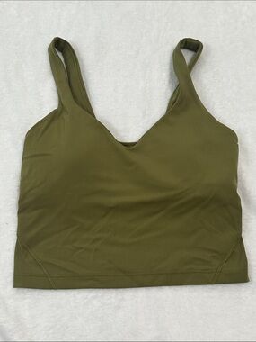 lululemon athletica Olive Green Tank Top